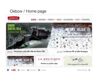 Oxbow / Home page
 