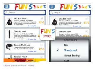 Capture application iPhone / Android
 