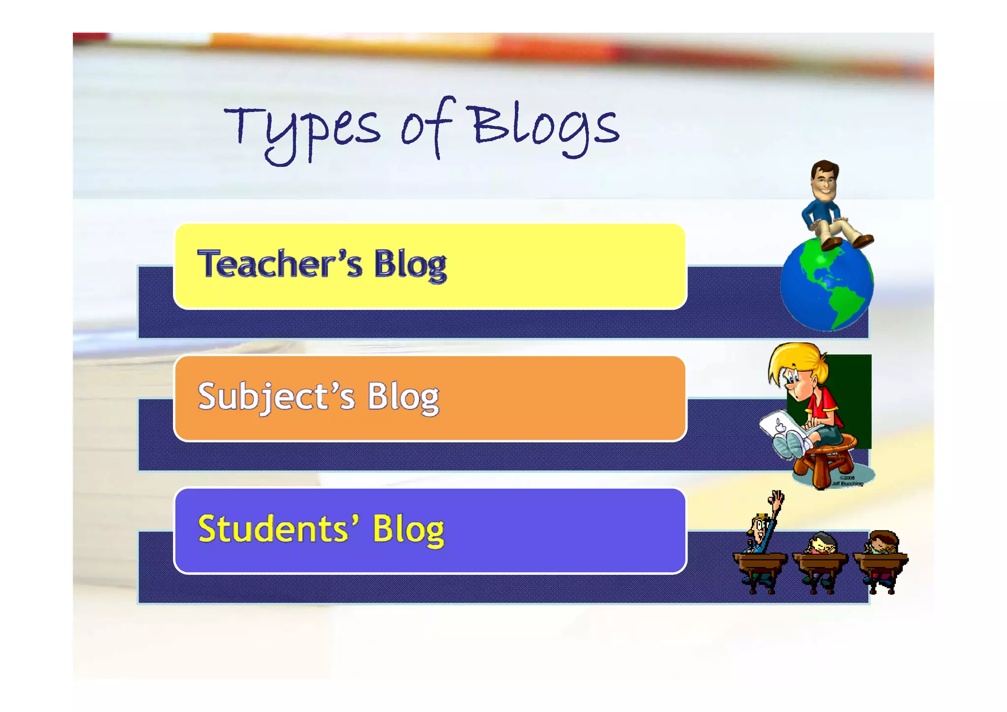 Types of Bl gs
       f Blogs
 