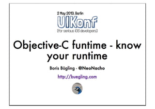Objective-C funtime - know your runtime