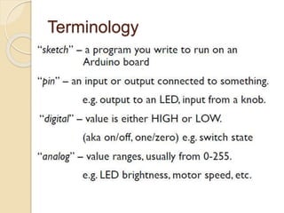 Terminology
 