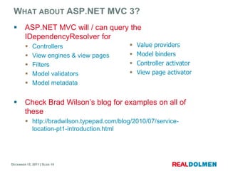 Fun with ASP.NET MVC3, MEF and NuGet