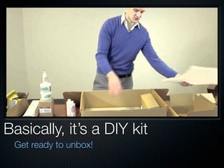 Basically, it’s a DIY kit
Get ready to unbox!
 