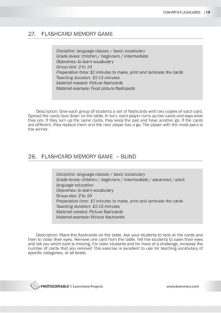 Fun with flash cards | PDF