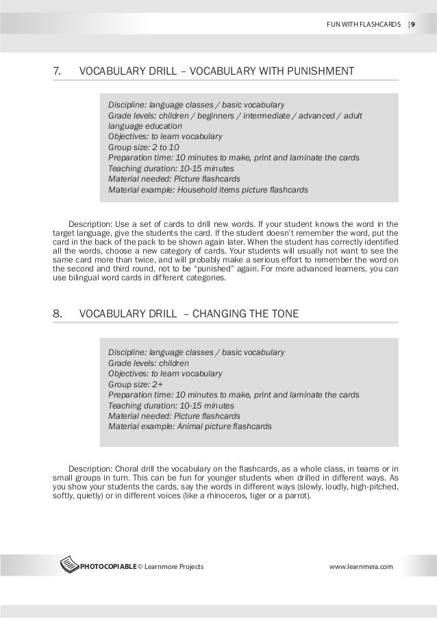 Research Paper On Flashcards