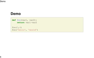 Fun with python | PPT