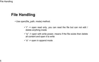 Fun with python | PPT