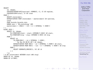 Fun with SQL | PDF