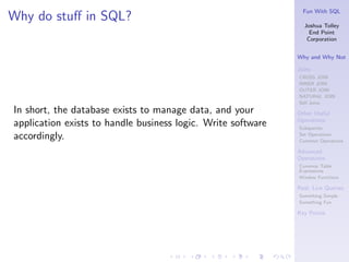 Sql Fun Message Fun with SQL | PDF