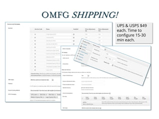 OMFG SHIPPING!
UPS & USPS $49
each. Time to
configure 15-30
min each.
 