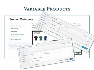Variable Products
 