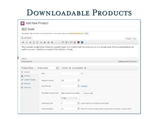 Downloadable Products
 