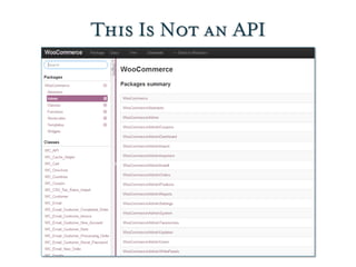 This Is Not an API
 
