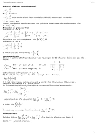Funzione 01 | PDF