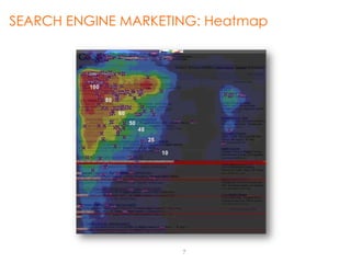 SEARCH ENGINE MARKETING: Heatmap<br />7<br />