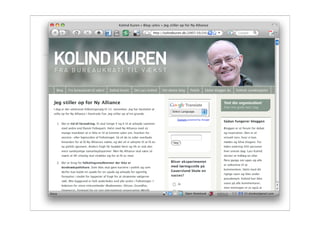 Folkeuniversitetet - politik