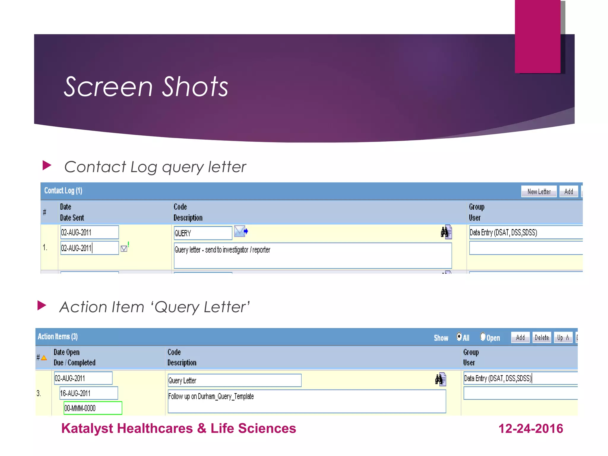 ARGUS Query Process Overview_Katalyst HLS | PPT