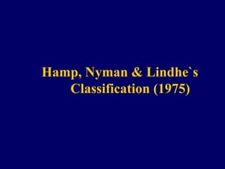 Hamp Classification Furcation | PPT