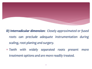 Interradicular Root FURCATION and its classification 1 .pptx