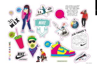 · Sticker collection.
 