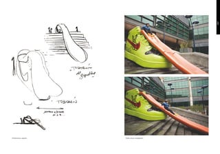 · Preliminary sketch.   · Slide shoe installation.
 
