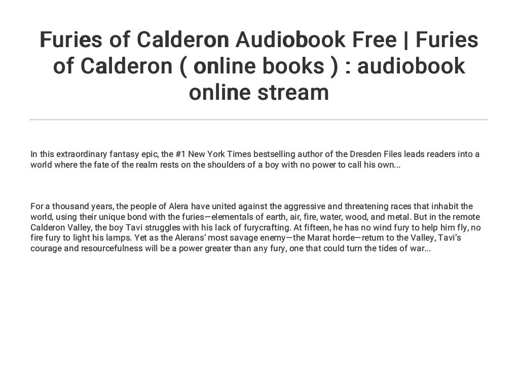 furies of calderon furies of calderon