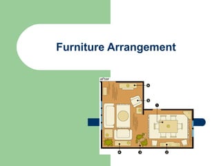 Furniture Arrangement
 