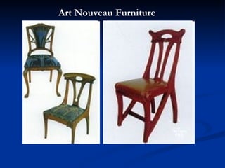 Art Nouveau Furniture   
