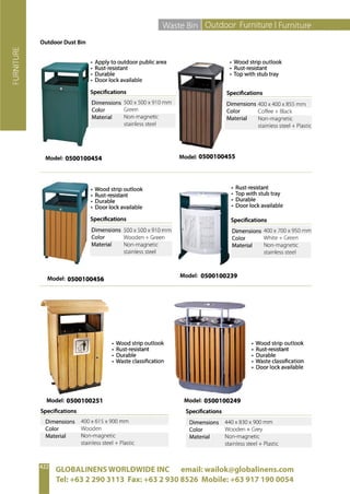 GLOBALINENS WORLDWIDE INC email: wailok@globalinens.com
Tel: +63 2 290 3113 Fax: +63 2 930 8526 Mobile: +63 917 190 0054
 