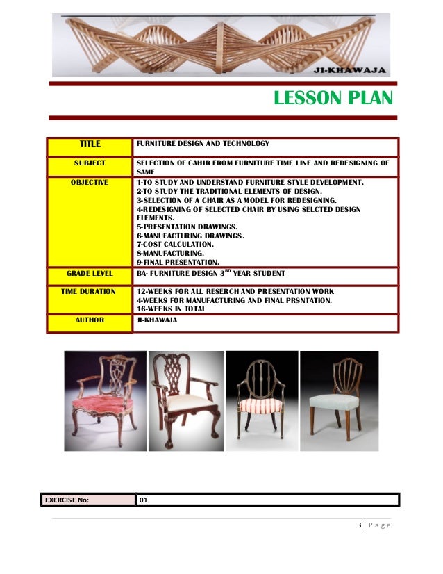 Furniture design and manufacturing 1