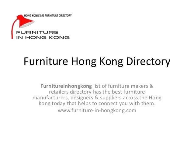 Furniture Hong Kong Directory
