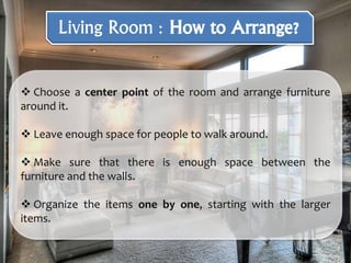 Furniture Selection and Arrangement | PPSX