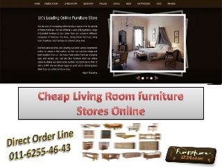 Living Room Furniture Online Stores