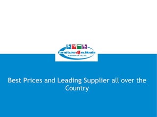Best Prices and Leading Supplier all over the
                  Country
 