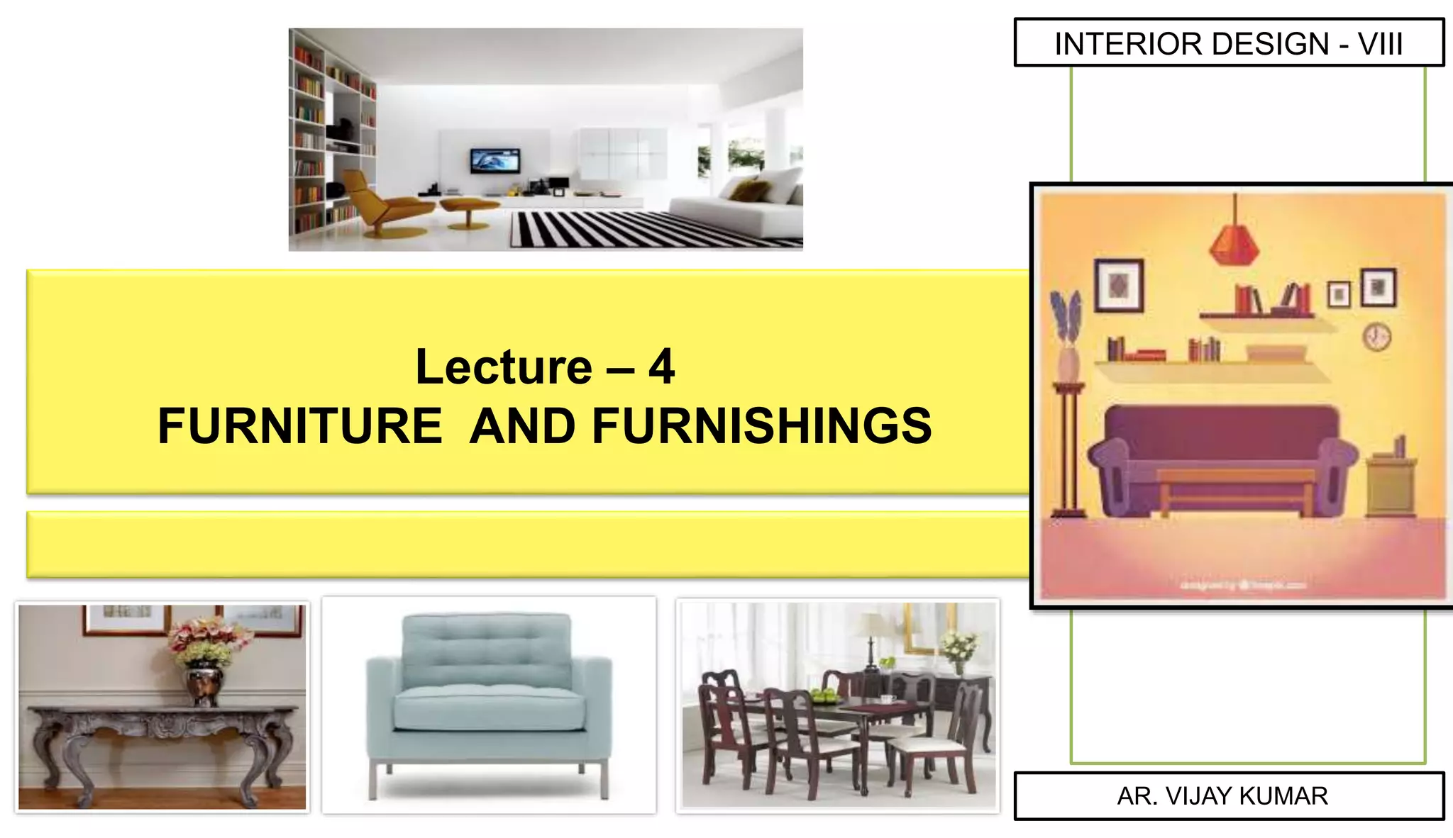 Furniture and furnishings | PPTX