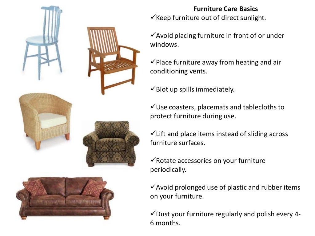 Furniture care