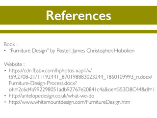 Furniture designer | PDF