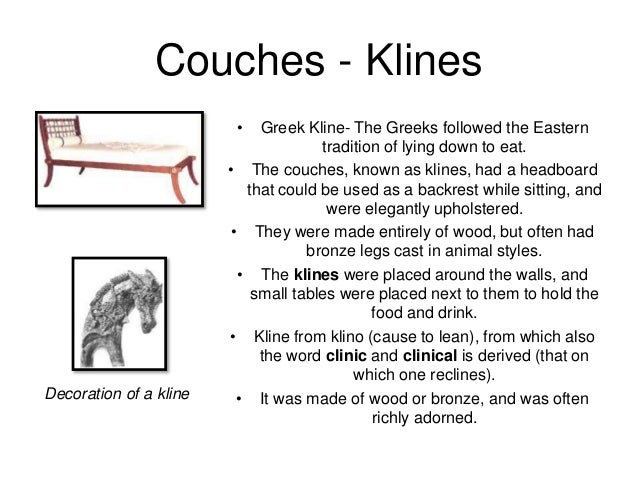 Furniture During Greek Period