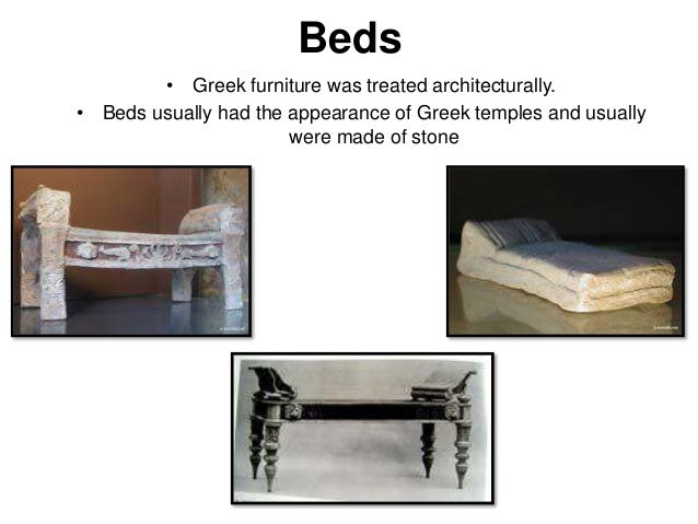 Furniture During Greek Period