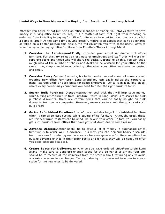 Furniture Stores On Long Island