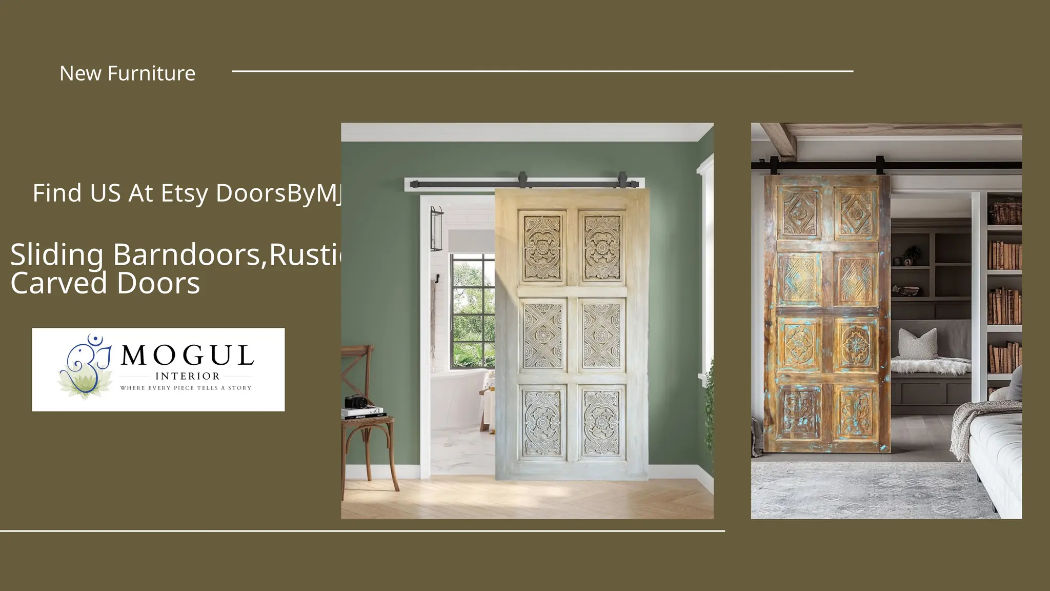 Find US At Etsy DoorsByMJ
Sliding Barndoors,Rustic
Carved Doors
New Furniture