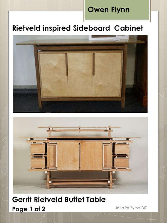 Furniture & Joinery manufacture 1516