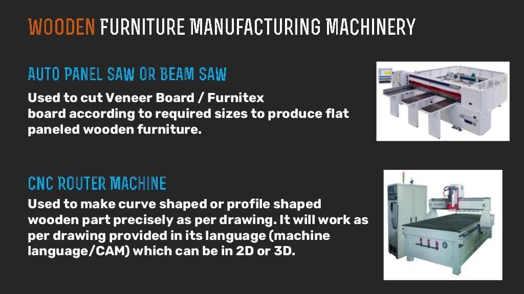 Furniture Manufacturing Process