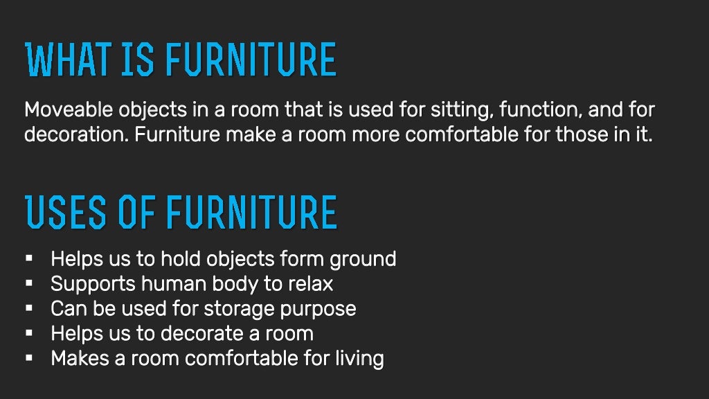 Furniture Manufacturing Process