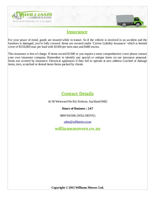 Furniture Movers West Auckland and North Shore