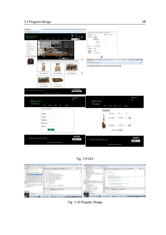 Furniture shop management system project report