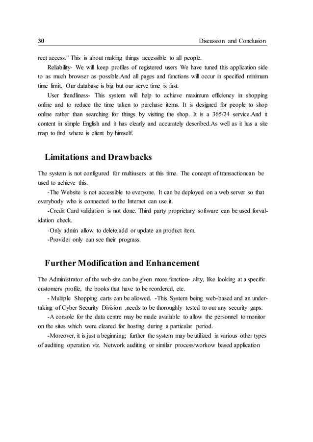 Furniture shop management system project report