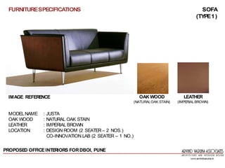 FURNITURE SPECIFICATIONS FOR A HOME INTERIOR | PPT