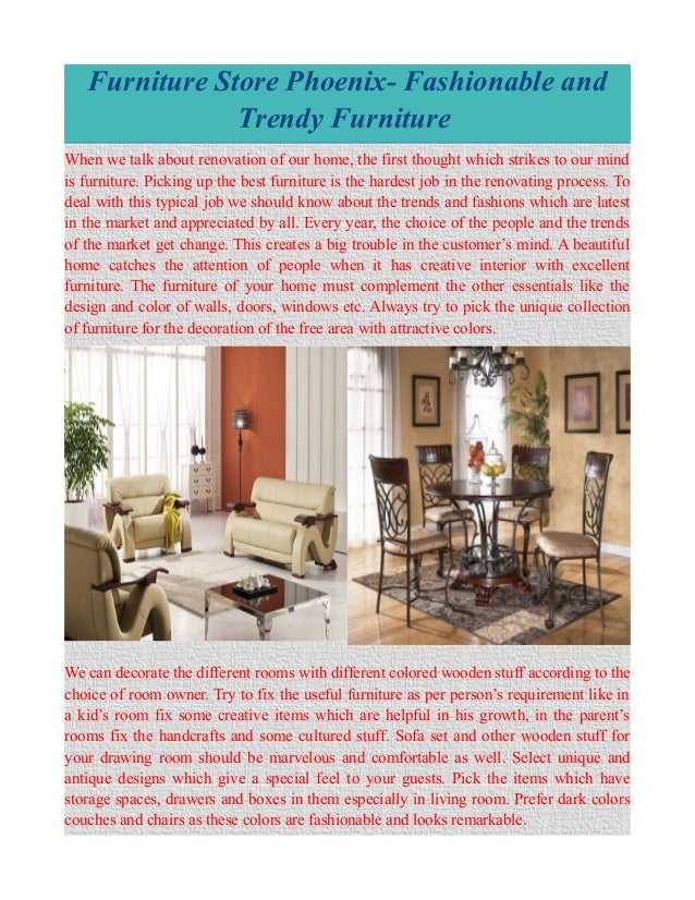 Furniture Store Phoenix Fashionable And Trendy Furniture