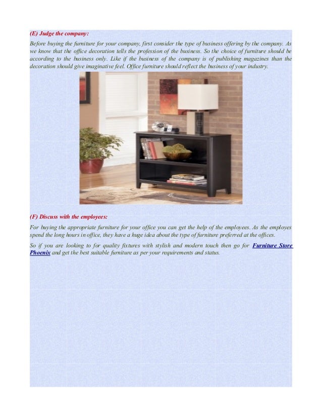 Furniture Store Phoenix Find The Best Furniture For Your Office